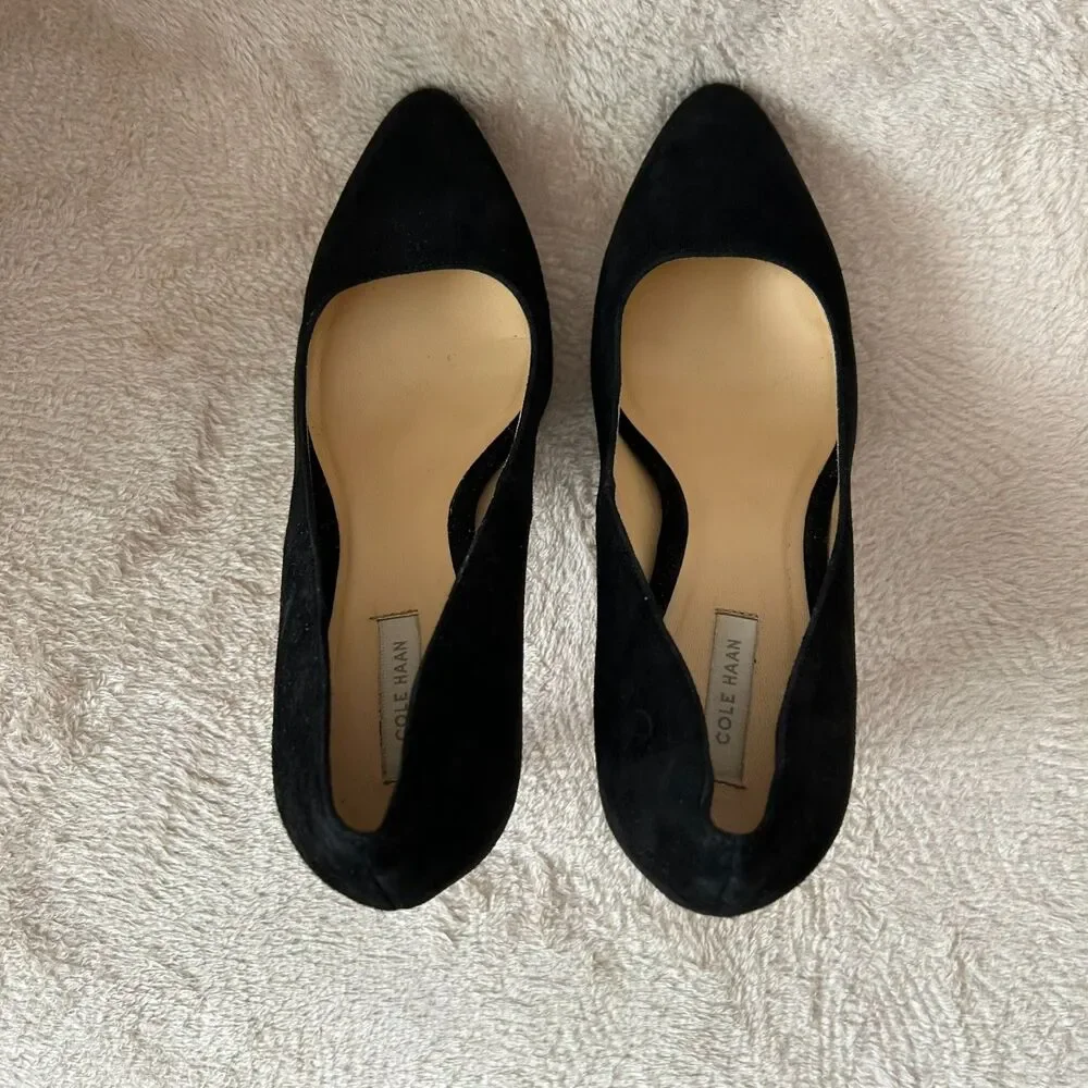 Cole Haan Go To Park Pump Black Suede